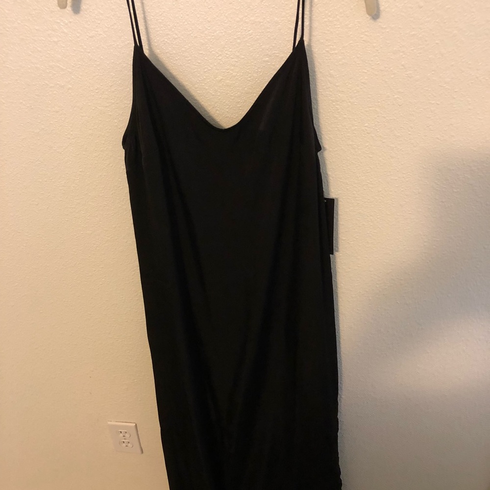 Black maxi dress